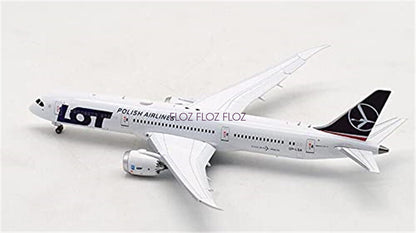 JC Wings LOT POLISH AIRLINES for BOEING 787-9 SP-LSA FLAPS DOWN 1/400 model