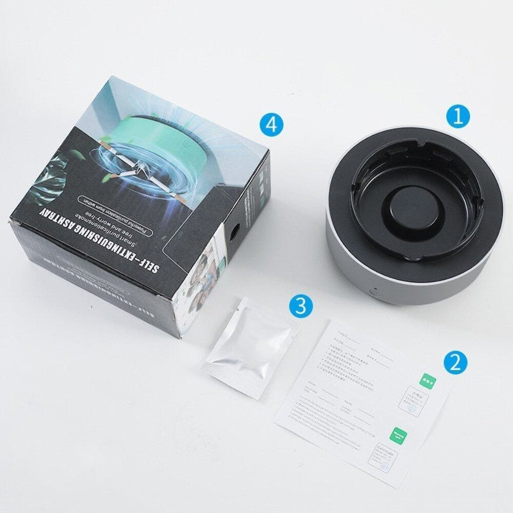 Portable Car Ashtray with Air Purifier – Smokers’ Gadget