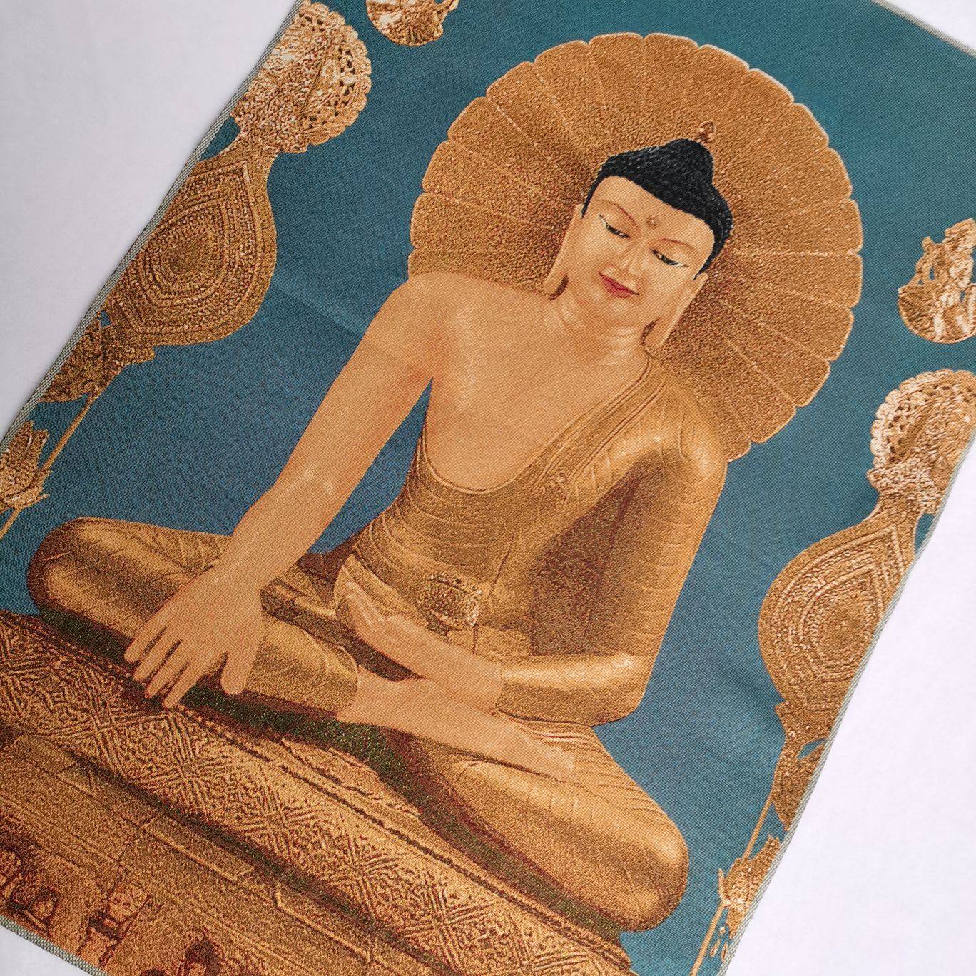 36" Tibet Tibetan Cloth Silk Buddhism Sakyamuni Buddha Tangka Thangka Mural