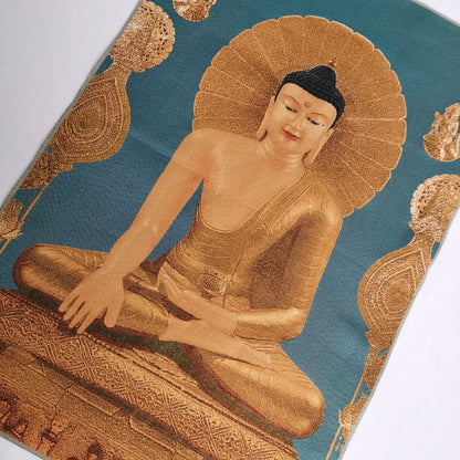 36" Tibet Tibetan Cloth Silk Buddhism Sakyamuni Buddha Tangka Thangka Mural