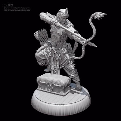 1/24 resin figure model kit Nile Desert Sagittarius 3D Printing Unassembled