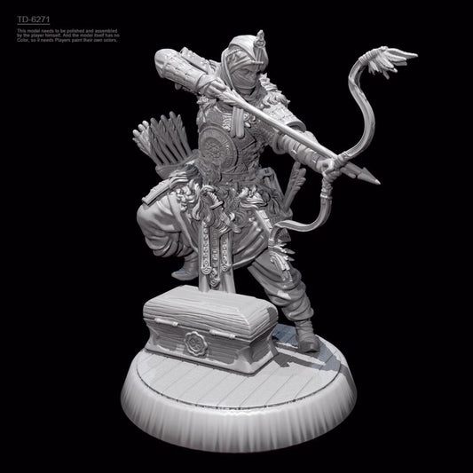 1/24 resin figure model kit Nile Desert Sagittarius 3D Printing Unassembled