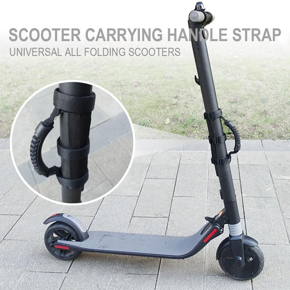 Portable Carrying Handle Electric Scooter Hand Carry Straps Skateboard Nylon ABS