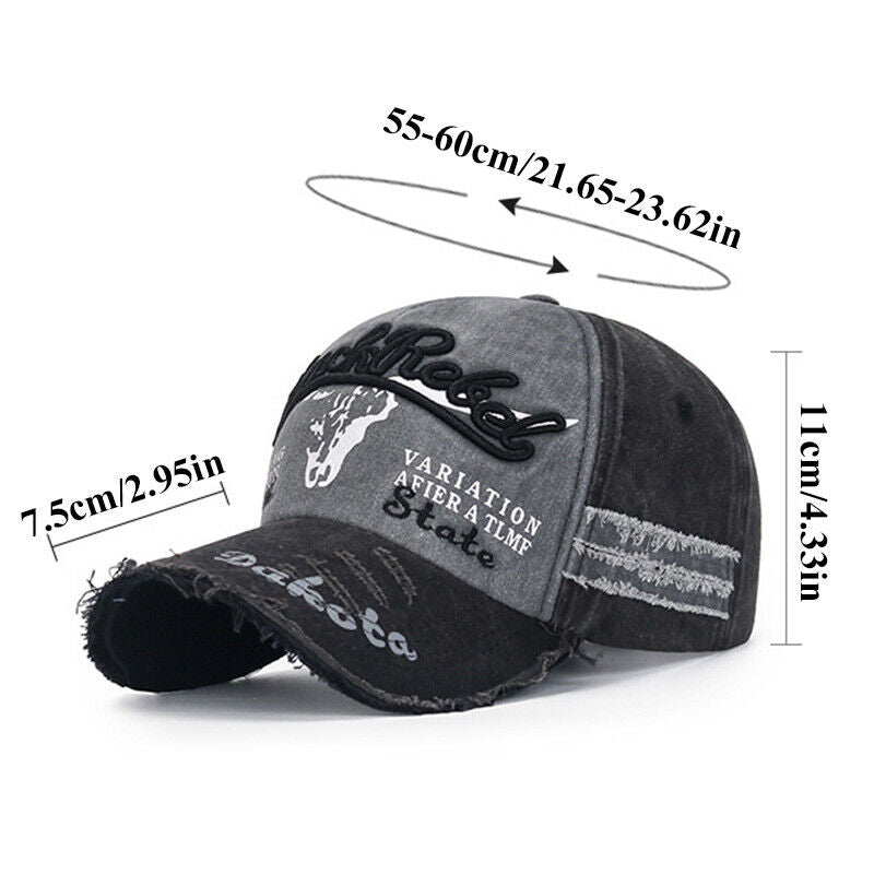 Baseball Cap Men/Women Sunshade Adjustable Outdoor Travel Holiday Casual Hat.
