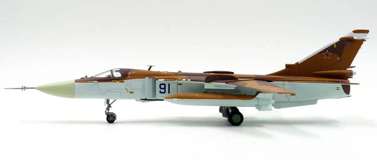 1:72 31CM Calibre Wings SUKHOI SU-24MK Bomber Fighter Diecast Aircraft Model