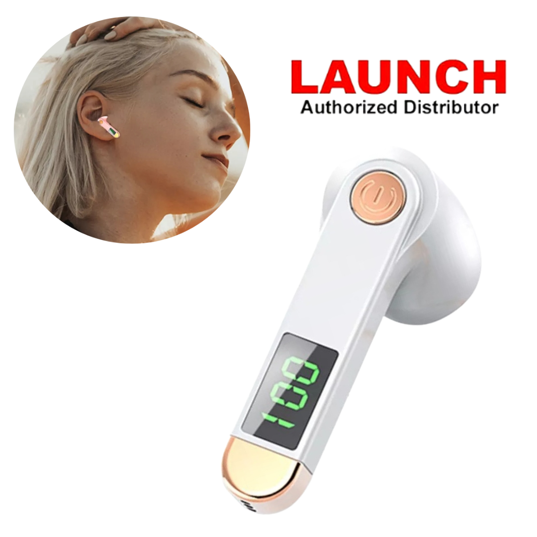 Wireless Bluetooth 5.2 Earpiece Headset Driving Trucker Earbuds Noise Reductio