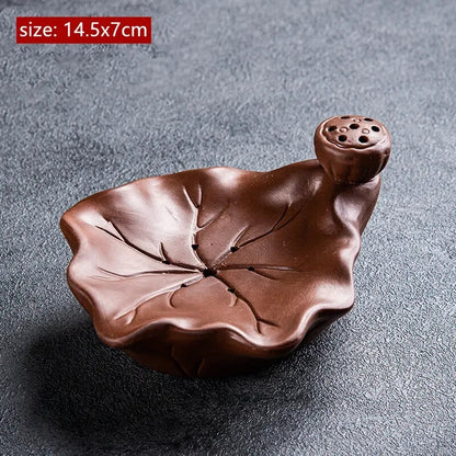 Purple Clay Tea Tray Water Storage Type Tea Sea Zisha Pot Bearing Tea Set Trays