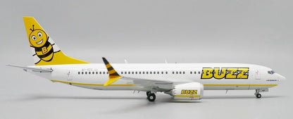 1:200 JC Wings Buzz BOEIN B737 Max8 G Passenger Airplane Diecast Aircraft Model