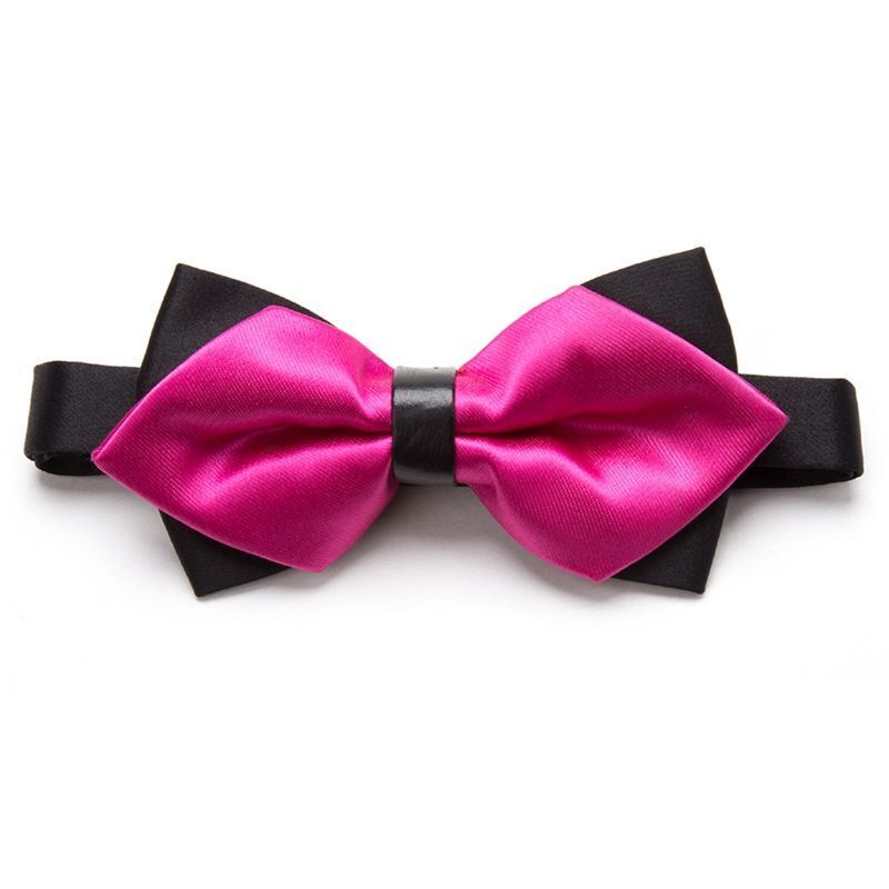 Men Ties Solid Fashion Butterfly Party Wedding Black Red Boys Girl Formal Bowtie
