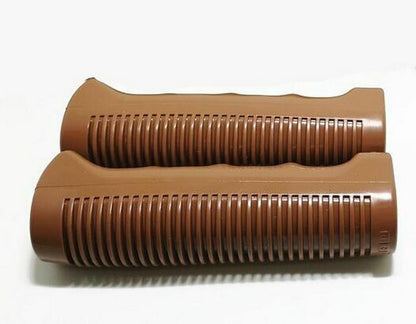 Retro Vintage Bike Grips 11-12cm Rubber Comfortable Non-Slip Bicycle Handlebars