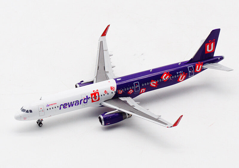 JC Wings HK Express Airways Airbus A321 B-LEJ 1/400 diecast plane model aircraft