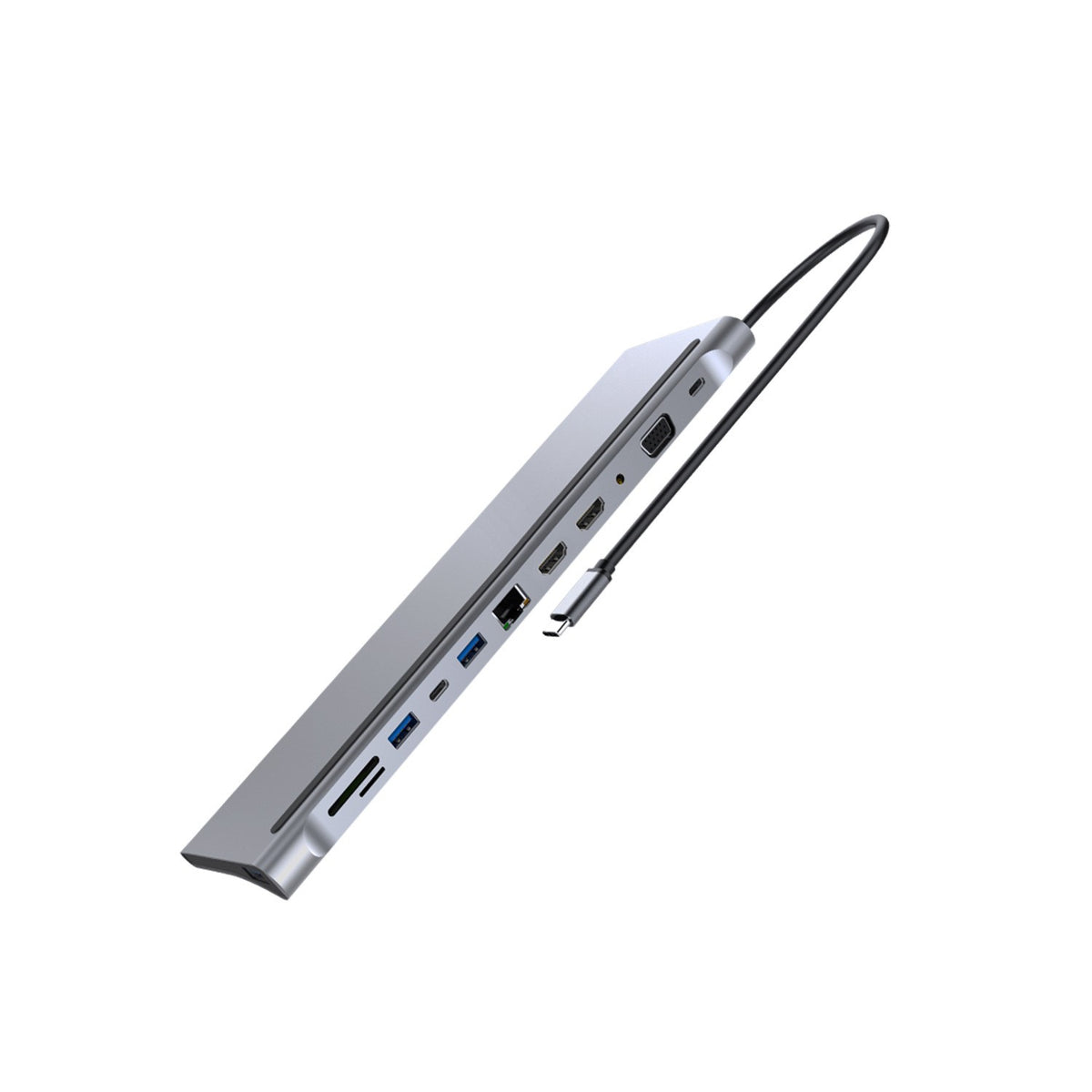 11-in-1 Type C Dock Hub USB C Laptop Docking Station Adapter For MacBook DELL HP