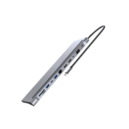 11-in-1 Type C Dock Hub USB C Laptop Docking Station Adapter For MacBook DELL HP
