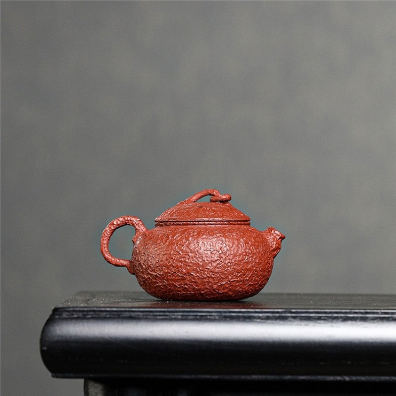 Original Dahongpao Clay Teapot Handmade Yixing Zisha "Clown" Style Kungfu Teapot