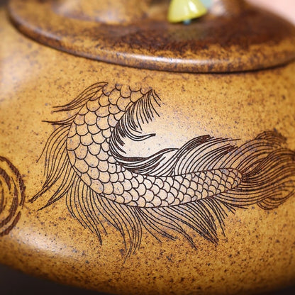 550ml handmade tea pot real yixing zisha clay master pot 14 infuser hole shipiao