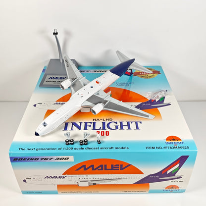 1:200 InFlight MALEV B767-300 HA-LHD Passenger Airplane Diecast Plane Model