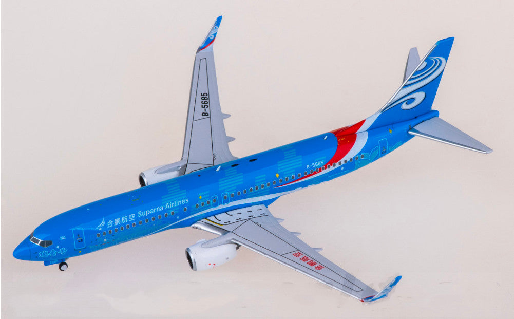 1:400 AeroPolaris Suparna Airlines B737-800 Passenger Airplane Diecast Model