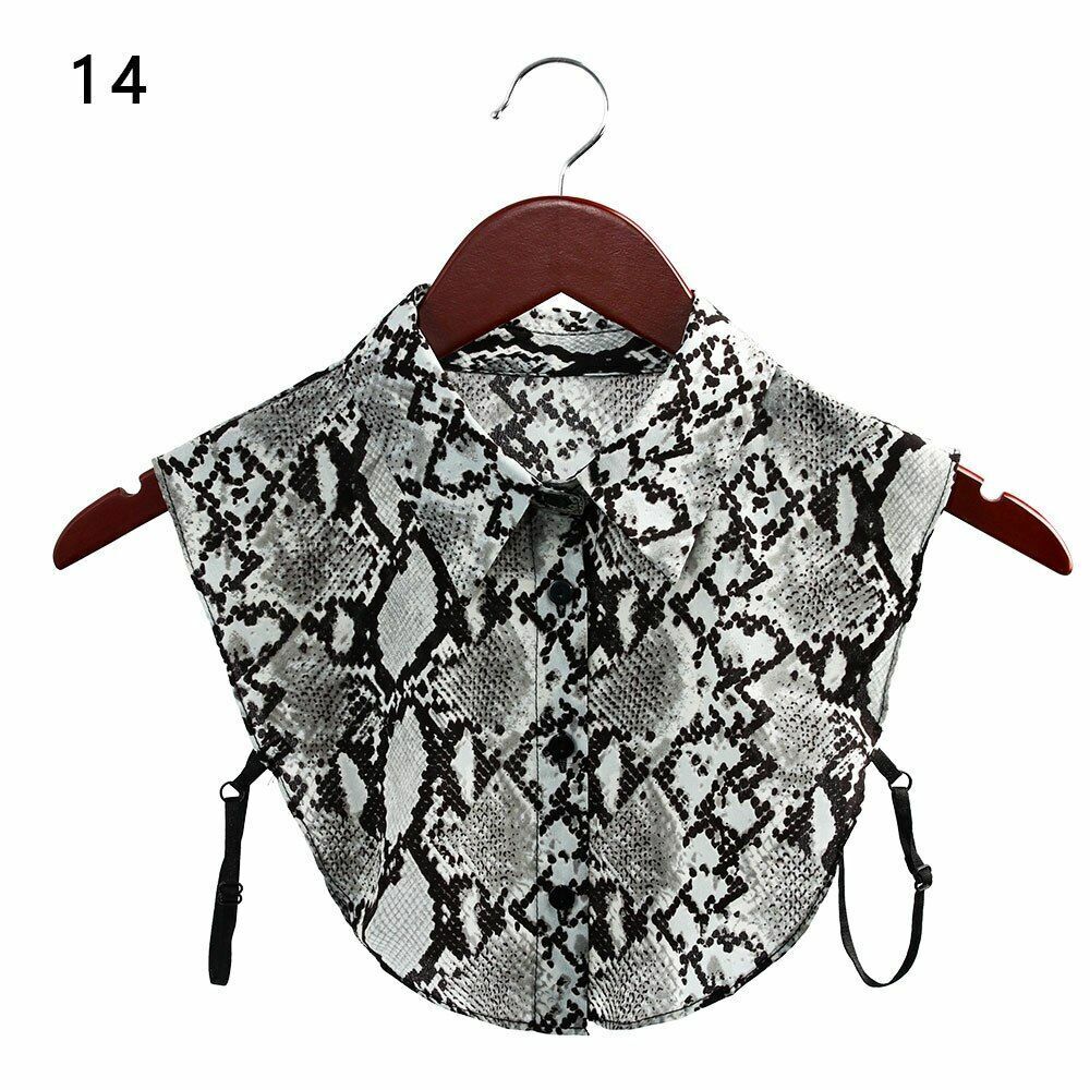 Shirt Collar Women Cotton Lace Fake Blouse Vintage Lapel Clothes Accessories Top