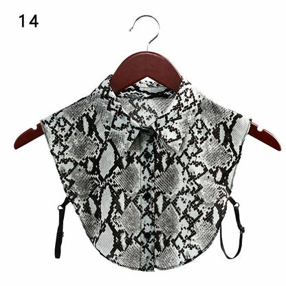 Shirt Collar Women Cotton Lace Fake Blouse Vintage Lapel Clothes Accessories Top