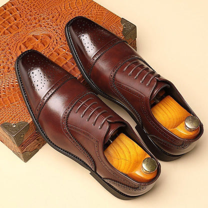 Leather Men Wedding Party Men Dress Shoes Drivng Formal Shoes Men Oxfords