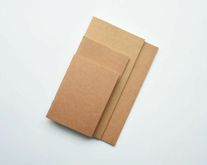 Kraft Paper Notebook Filler Paper Inserts Blank Dot Grid Notepad Diary Journal