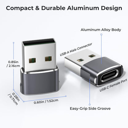 1~100PCS USB C3.1 Type C Female to USB3.0 Type A Male Port Converter Adapter LOT