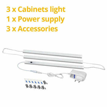 LED Strip Light 5M 10M 15M 20M Aluminum Profile Tube 12V Smart Hand Sweep Sensor