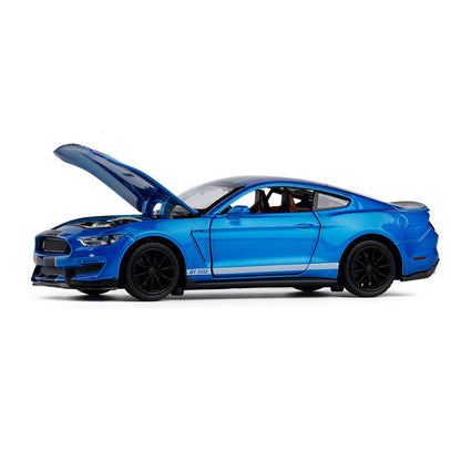 1/32 Ford Mustang Shelby GT350 Model Car Diecast Toy Vehicle Toys for Boys Blue