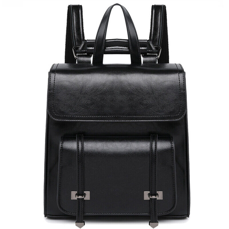 100% Genuine Leather Women's Backpack Travel Bag Rucksack Crossbody Handbags