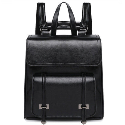 100% Genuine Leather Women's Backpack Travel Bag Rucksack Crossbody Handbags