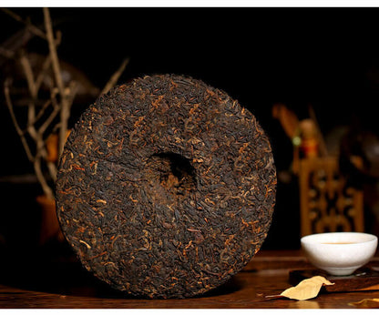Yunnan Boiled Pu'er Tea Menghai Arbor Yuan Cha GongTing Pure Tea 357 grams-