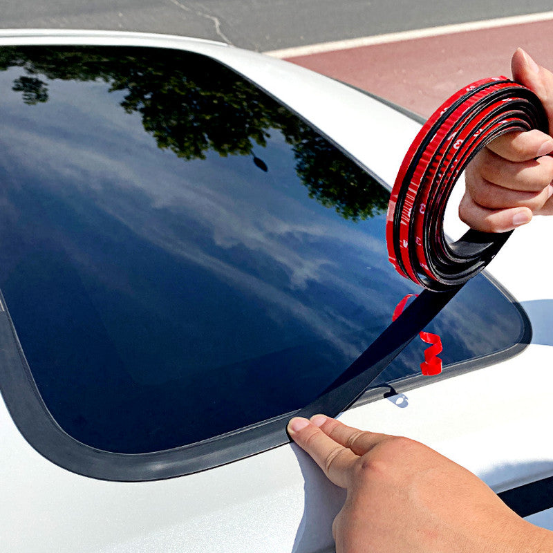 1Roll Auto Car Sealing Strip Rubber Self-Adhesive Sunroof Window Weatherstrip