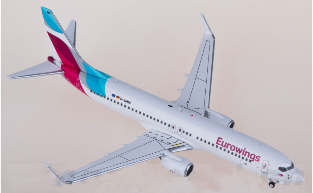 1:400 AeroPolaris Eurowings Boeing 737-800 Passenger Airplane Diecast Model