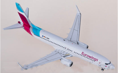 1:400 AeroPolaris Eurowings Boeing 737-800 Passenger Airplane Diecast Model