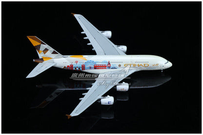 1:400 JC Wings ETIHAD AIRBUS A380 Passenger Airplane Diecast Aircraft Model
