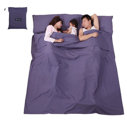 Lightweight Sleeping Bag Sleeping Sack Outdoor Camping Hotel Travel Sheet