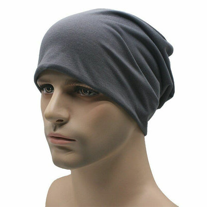Fashion Bonnet Hat Autumn Knitted Solid Color Beanie Spring Casual Soft Turban