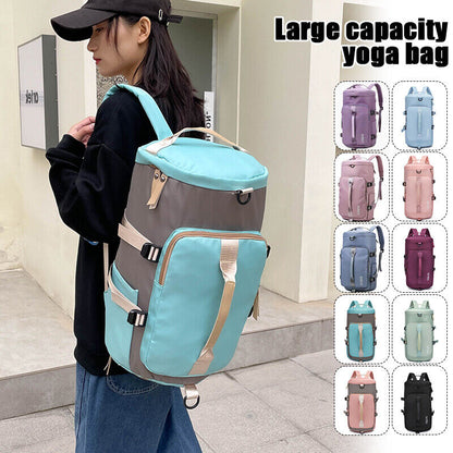Waterproof Fitness Sport Backpack Men Women Shoulder Bag Yoga Dry Wet Separation