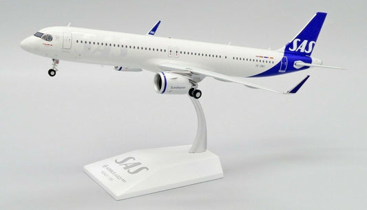 1:200 23CM JC Wings SAS AIRBUS A321neo Passenger Airplane Diecast Aircraft Model