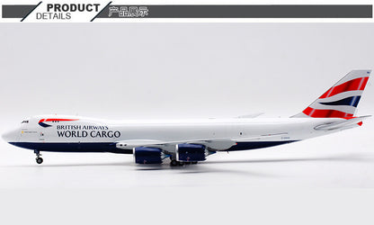1:200 JC Wings British Airways Boeing B747-8F Airplane Diecast Aircraft Model
