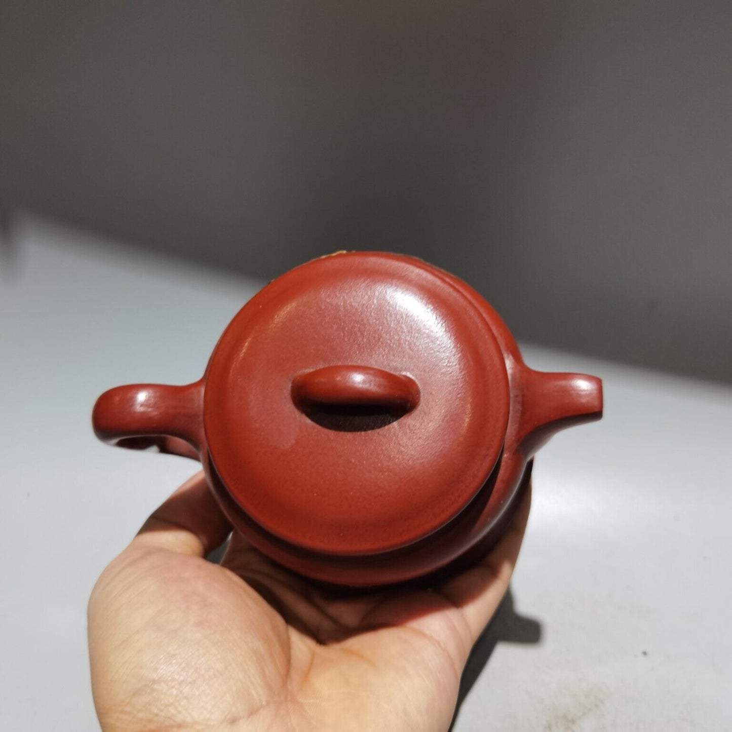vintage chinese yixing purple clay teapot zisha lotus leaf Lotus flower teaware
