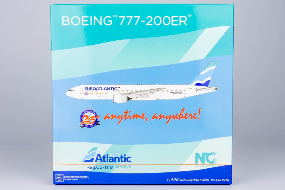 1:400 NG Model EuroAtlantic BOEING 777-200ER Passenger Airplane Diecast Model