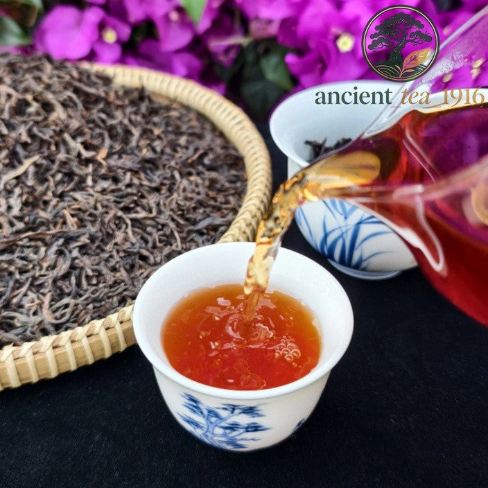500g Pu'er Ripe Tea Yunnan Ancient Tree Loose Tea Aged Pu Erh Tea