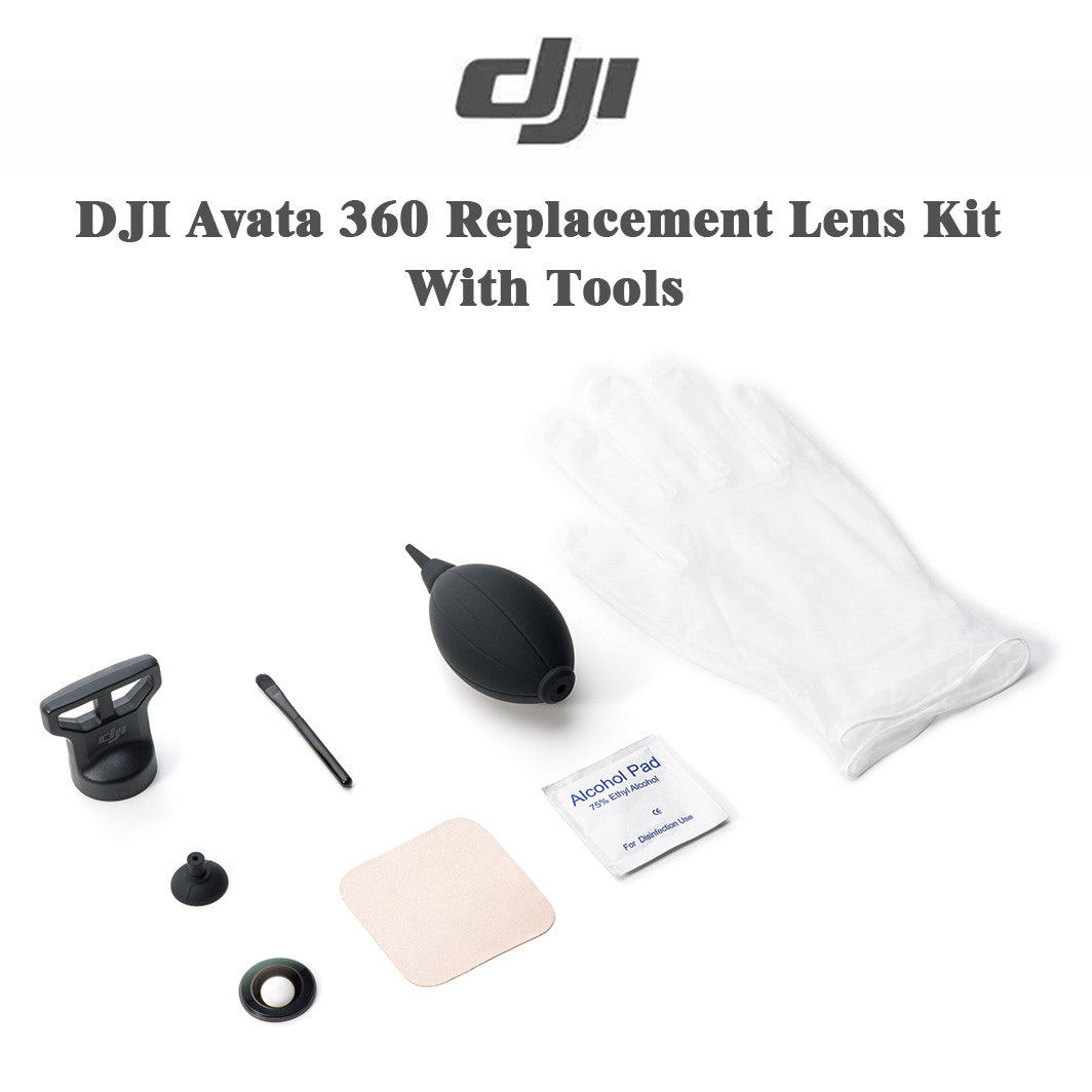 Original DJI Avata 360 Replacement Lens Kit–DIY, Tools,Cleaning,No Repair Center