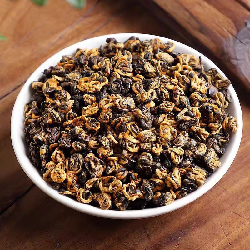 1000g Supreme Organic Yunnan Golden Buds Snail Dianhong Chinese Black Tea