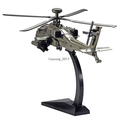 Boeing AH-64 Apache Helicopter Model Diecast Toy Plane Airplane Toys for Boys