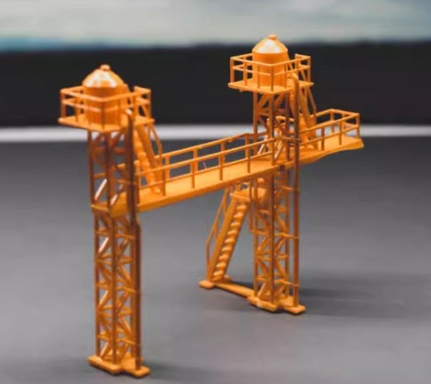 1/160 Train Model Scene N21 Fuel Station Model