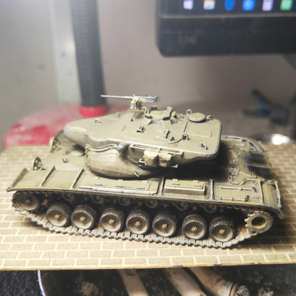 3D Printed 1/72 American T57 Heavy Tank Finished Product