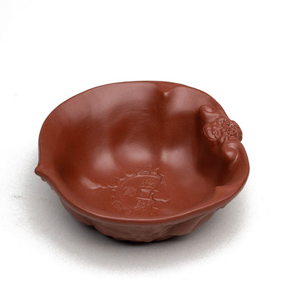 One Cup Handmade Craft Toad Mascot Wealth Design Coin Relief Yixing Zisha Teacup
