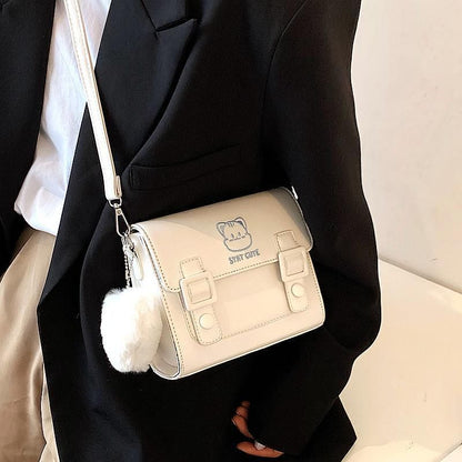 Women Bag Crossbody Shoulder Purse Letter Messenger Handbag Synthetic Leather